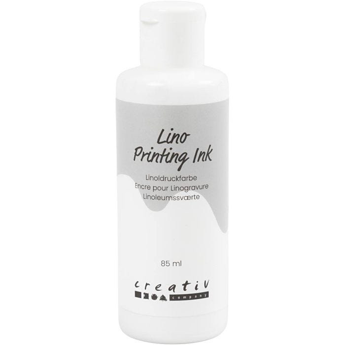 Lino Printing Ink, white, 85 ml/ 1 bottle