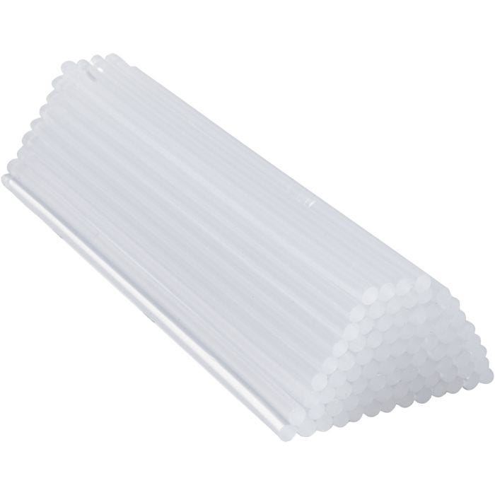 Glue Sticks Mini, L: 25 cm, dia. 7 mm, 80pc/ 1 pack