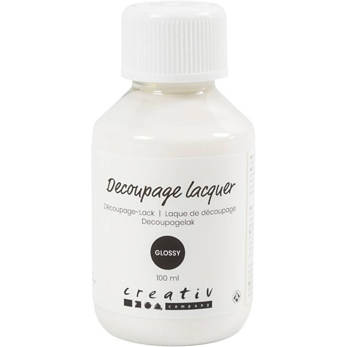 Decoupage lacquer, glossy, 100 ml/ 1 bottle