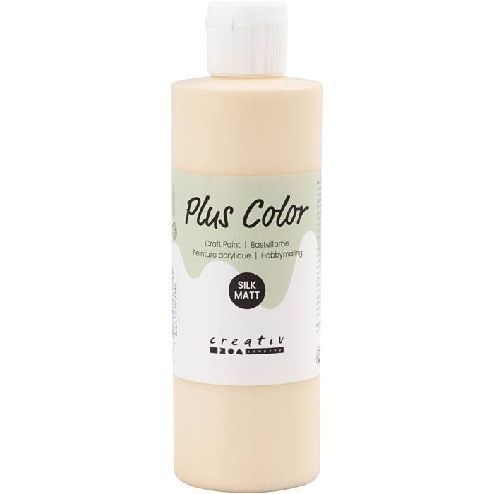 Plus Color Craft Paint, light beige, 250ml/ 1 bottle