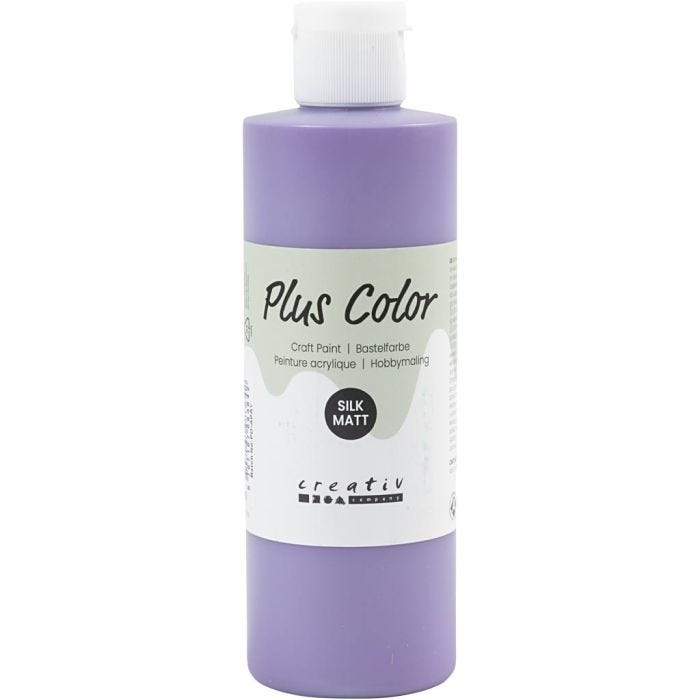 Plus Color Craft Paint, dark lilac, 250ml/ 1 bottle