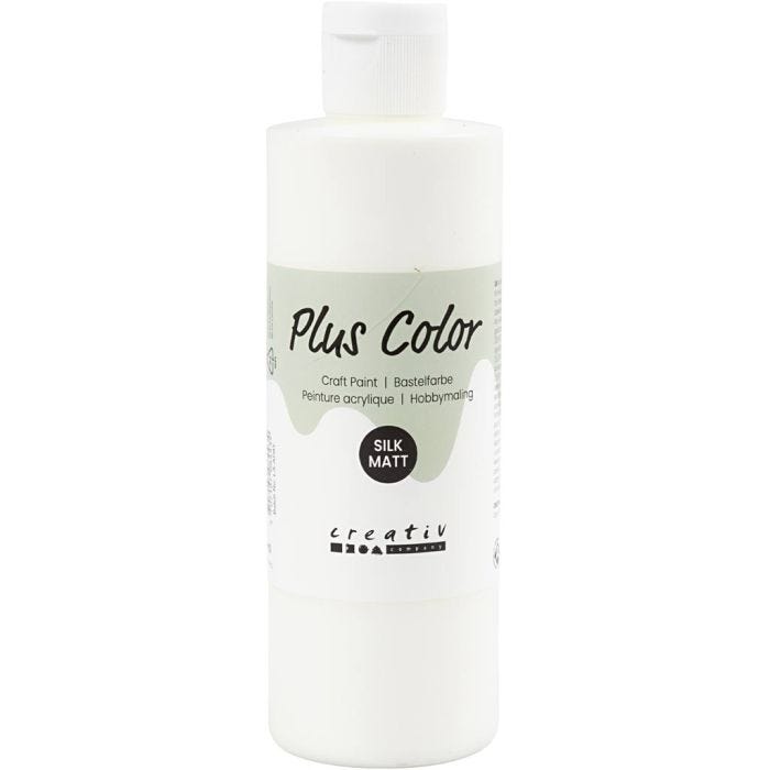 Plus Color Craft Paint, off-white, 250 ml/ 1 bottle