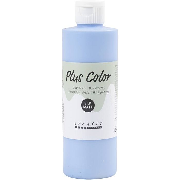 Plus Color Craft Paint, sky blue, 250ml/ 1 bottle