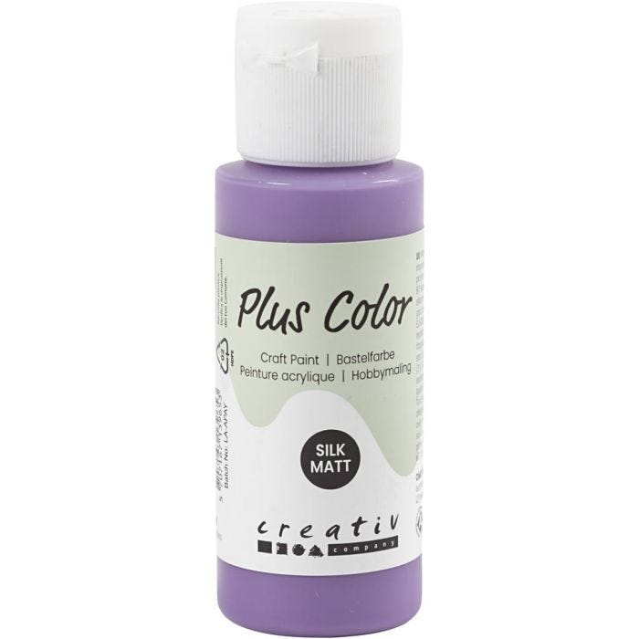 Plus Color Craft Paint, dark lilac, 60ml/ 1 bottle