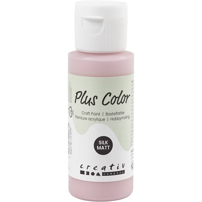 Plus Color Craft Paint, dusty rose, 60 ml/ 1 bottle