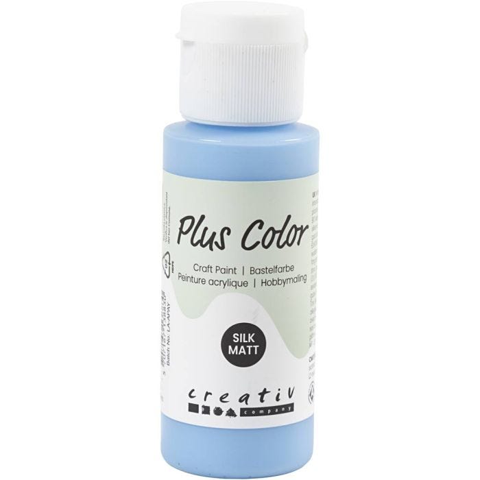 Plus Color Craft Paint, sky blue, 60ml/ 1 bottle