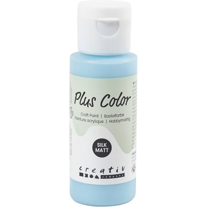 Plus Color Craft Paint, ice blue, 60ml/ 1 bottle