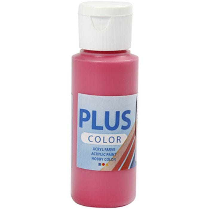 Plus Color Craft Paint, primary red, 60ml/ 1 bottle