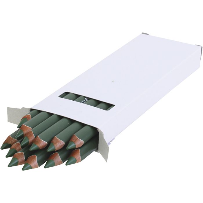 edu Jumbo Coloured Pencils, thickness 10 mm, lead 6,25 mm, dark green, 12 pc/ 1 pack