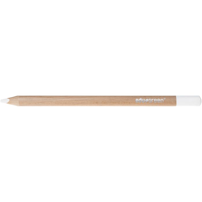 Edugreen Jumbo Coloured Pencils, lead 5 mm, white, 10 pc/ 1 pack