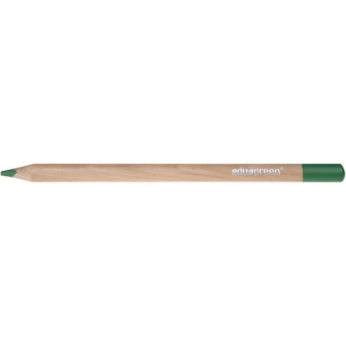 Edugreen Jumbo Coloured Pencils, lead 5 mm, green, 10 pc/ 1 pack
