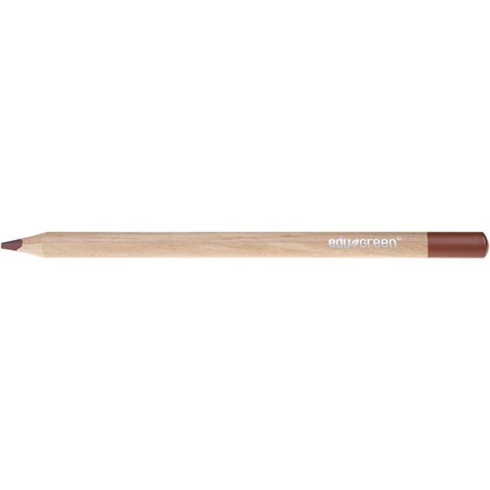 Edugreen Jumbo Coloured Pencils, lead 5 mm, brown, 10 pc/ 1 pack