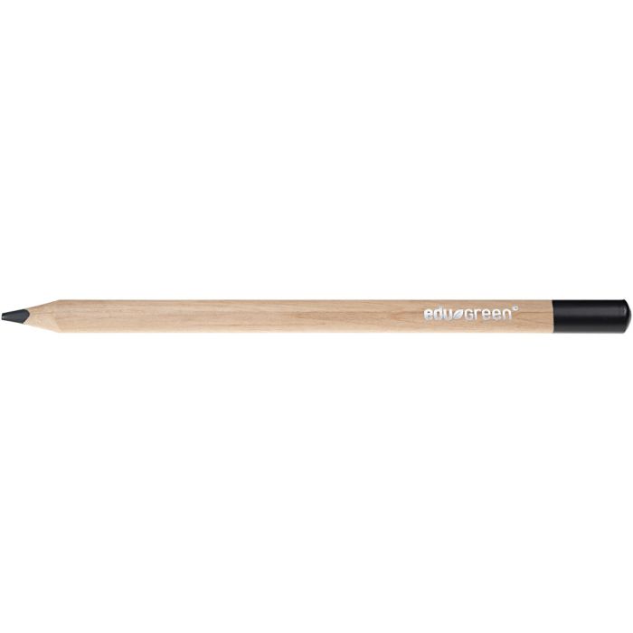 Edugreen Jumbo Coloured Pencils, lead 5 mm, black, 10 pc/ 1 pack