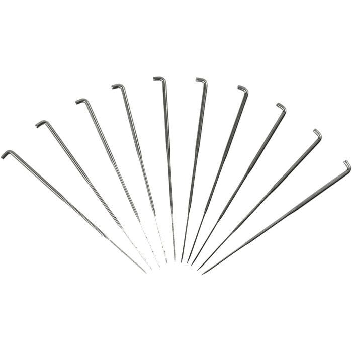 Felting needle, L: 7,5 cm, medium, 10 pc/ 1 pack