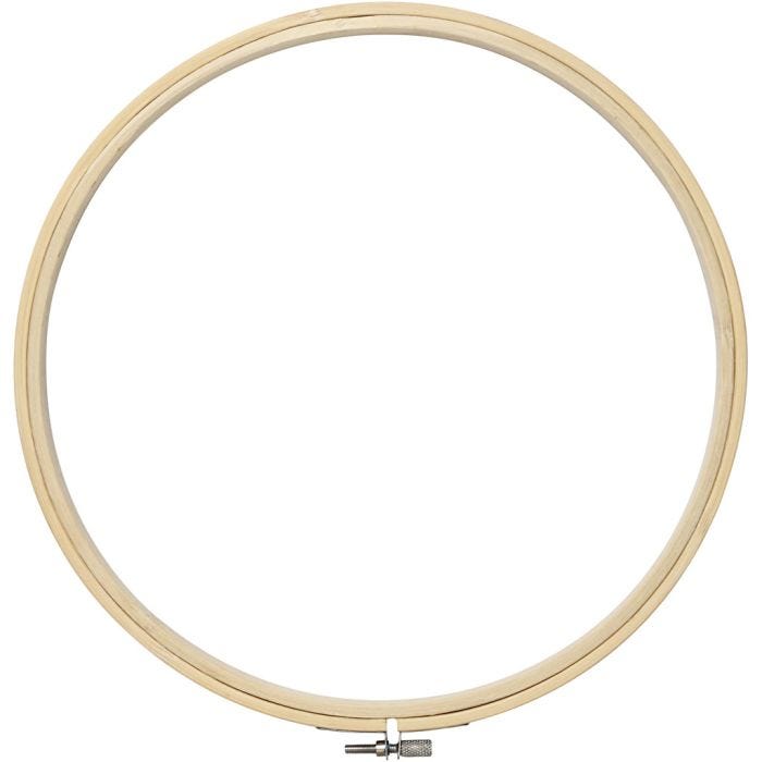Embroidery frame, dia. 25 cm, 1 pc