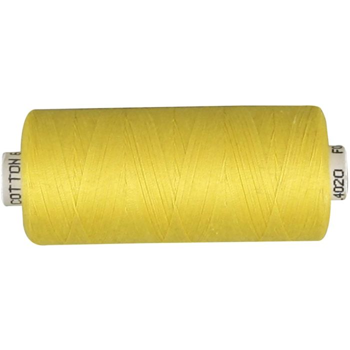 Sewing Thread, yellow, 1000 m/ 1 roll
