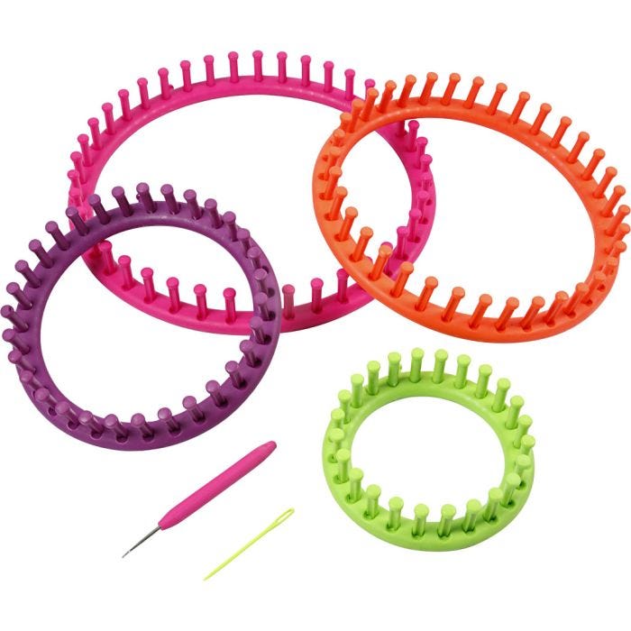 Knitting Loom, 12-17-22-27 cm, 1 set