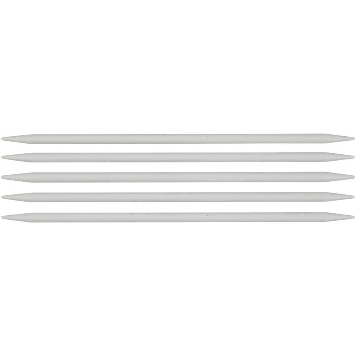 Knitting needles, L: 20 cm, size 6 mm, 1 set