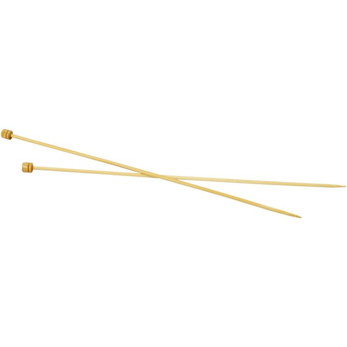 Knitting Needles, L: 35 cm, size 4 mm, 1 pair