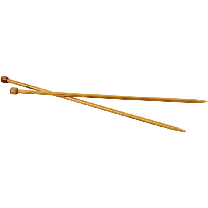 Knitting Needles, 35 cm, 7 mm, 1 pair