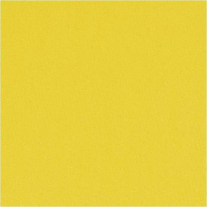 Fabric, W: 145 cm, 140 g, yellow, 10 m/ 1 roll