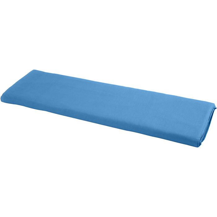 Fabric, W: 145 cm, 140 g, blue, 1 rm