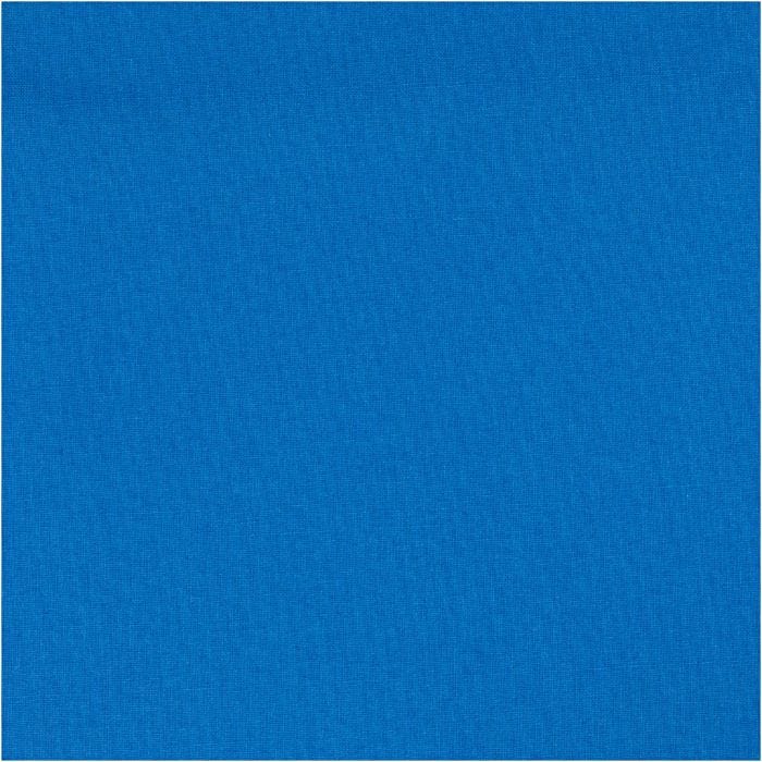 Fabric, W: 145 cm, 140 g, blue, 10m/ 1 roll