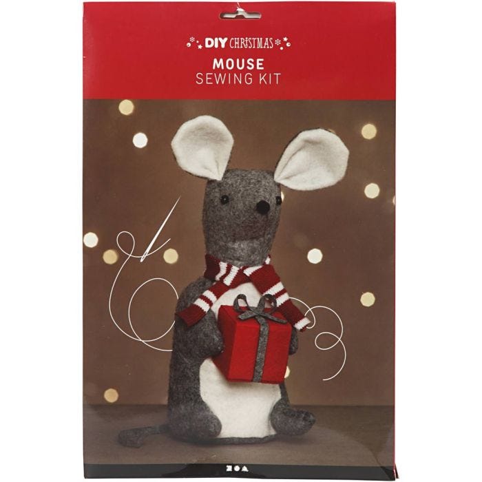 Christmas mouse, H: 30 cm, 1 pc