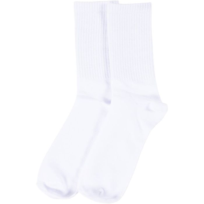 Cotton Socks, size 39-42, white, 1 pair