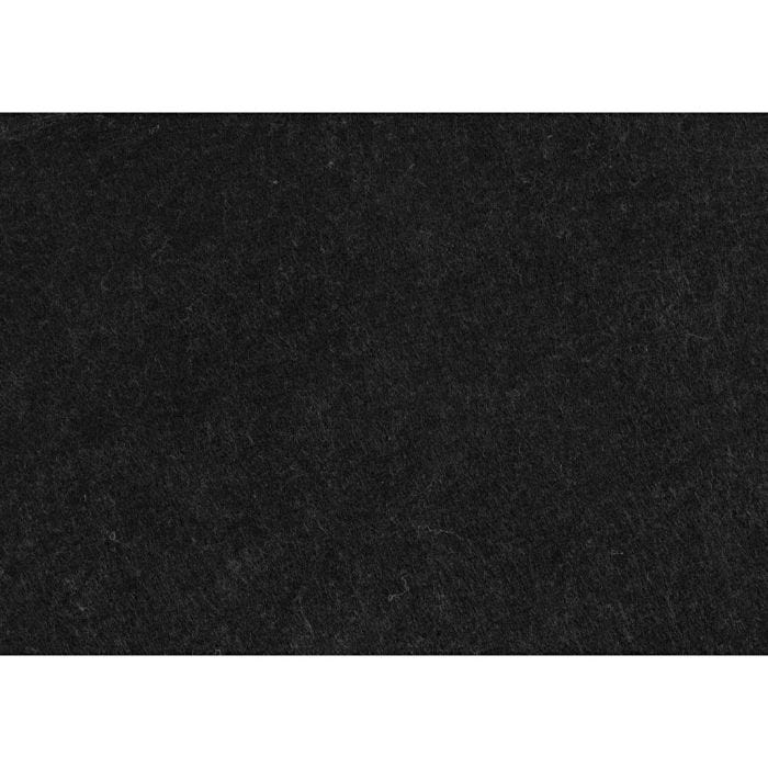 Craft felt, A4, sheet 210x297 mm, thickness 1,5-2 mm, textured, black, 10 sheet/ 1 pack