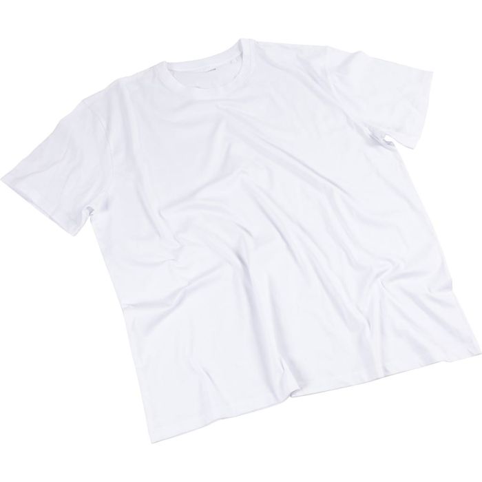 T-shirts, W: 59 cm, size X-large, round neck, 145 g, white, 1 pc