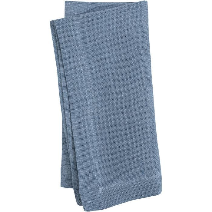 Fabric napkin, size 42x42 cm, 185 g, pigeon blue, 2 pc/ 1 pack