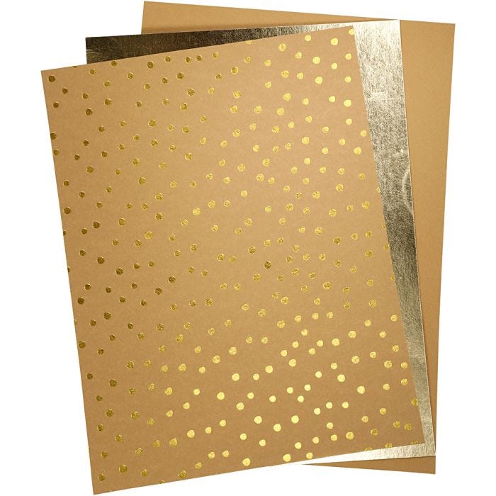 Faux Leather Paper, sheet 21x27,5+21x28,5+21x29,5 cm, thickness 0,55 mm, one coloured,foil,printed, 3 sheet/ 1 pack