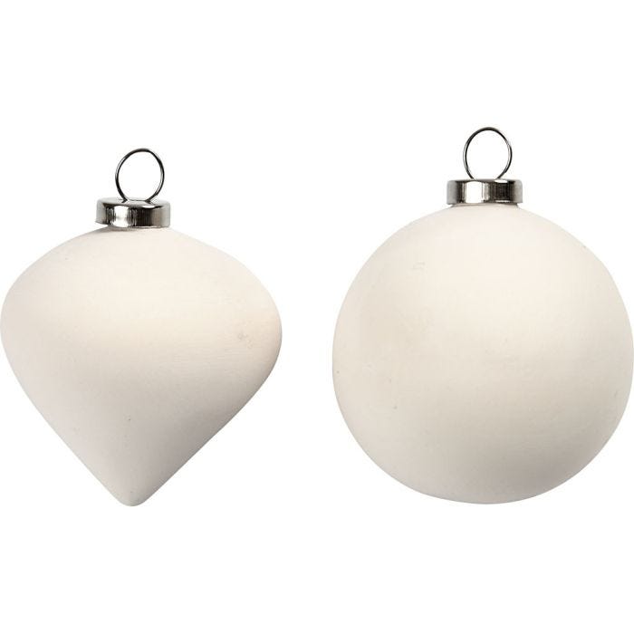 Ornaments, H: 5 cm, 12 pc/ 1 pack