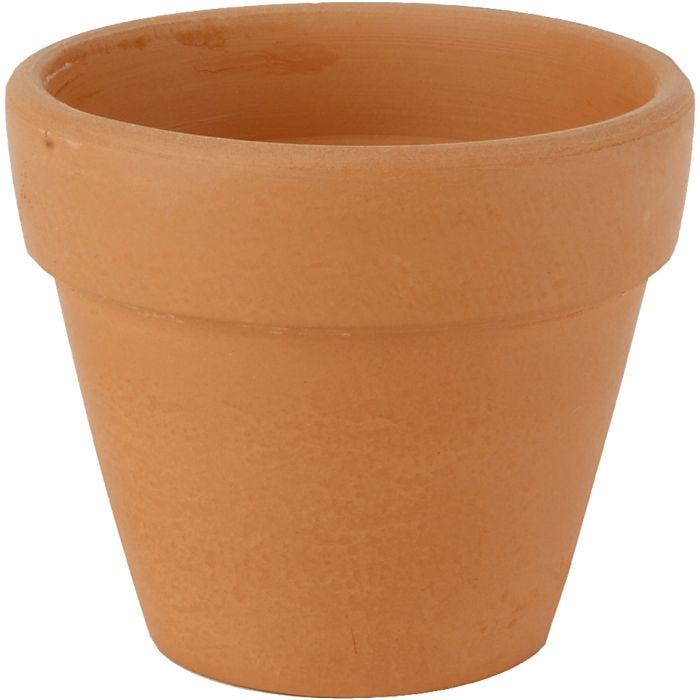 Flower Pots, H: 8 cm, dia. 9 cm, 24 pc/ 1 pack