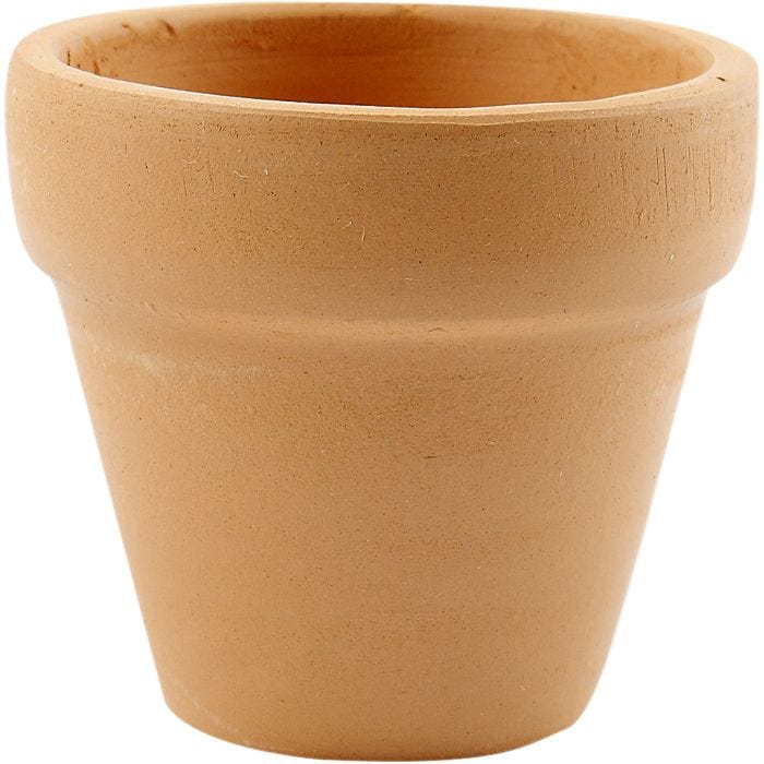 Flower Pots, H: 4,2 cm, dia. 5 cm, 48 pc/ 1 pack