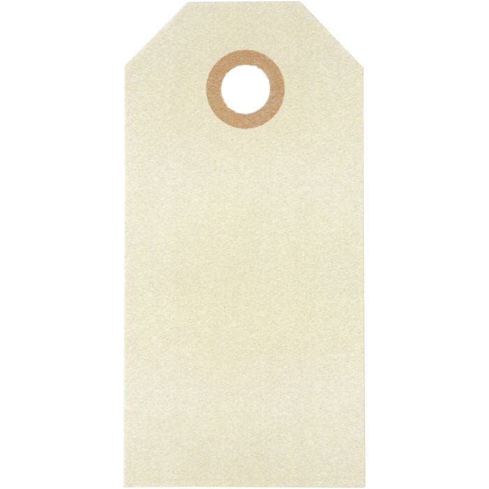 Manila Tags, size 4x8 cm, 250 g, cream, 1000 pc/ 1 pack