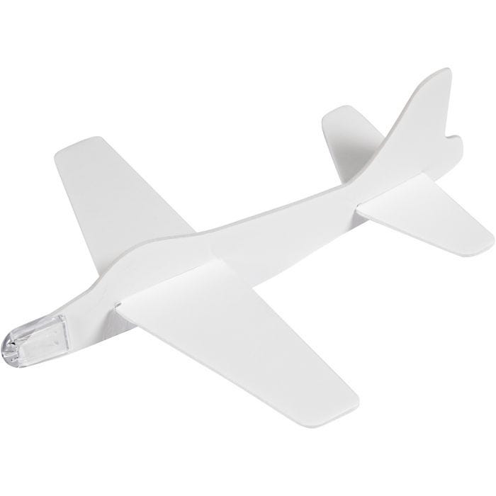 Airplanes, L: 19 cm, W: 17,5 cm, white, 2 pc/ 1 pack