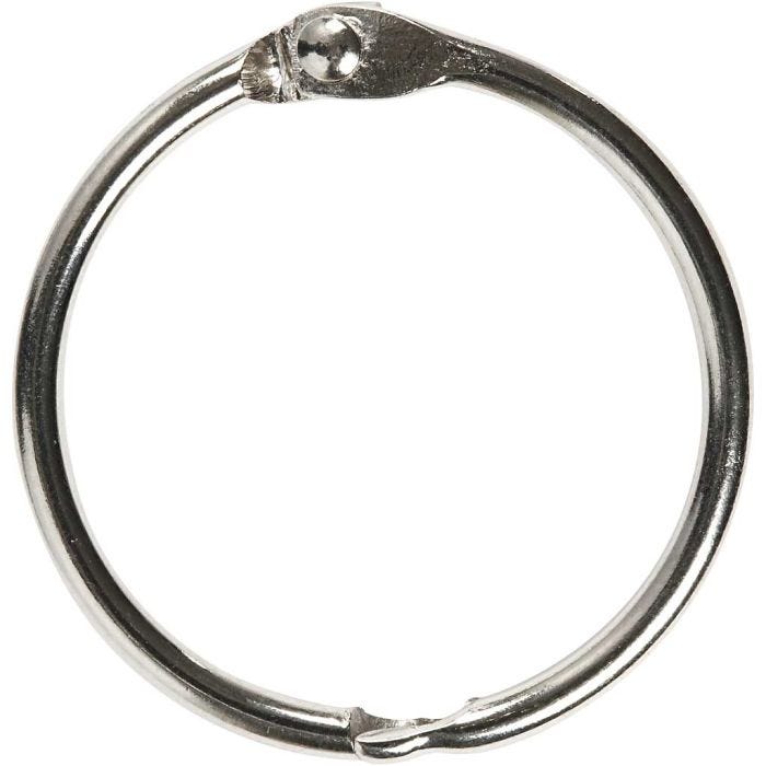 Book Ring, 32 mm, 2,7 mm, 8pc/ 1 pack