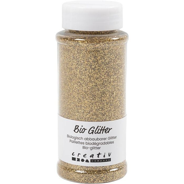 Bio Sparkles, gold, 140 ml/ 1 tub