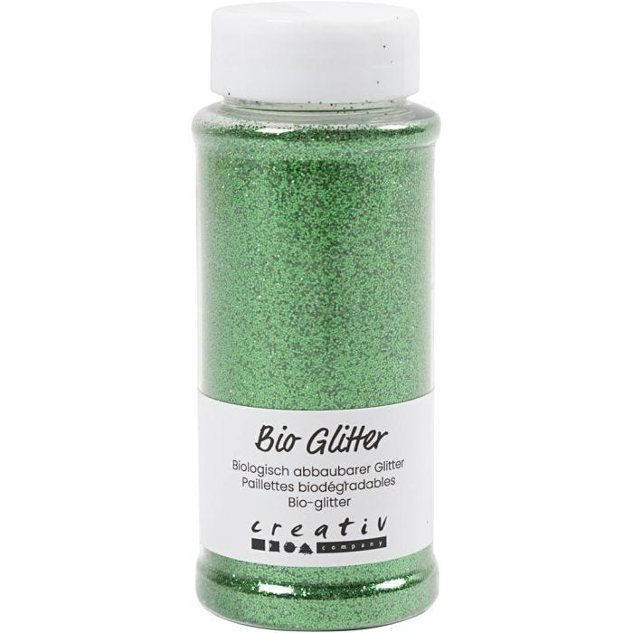 Bio Sparkles, green, 140 ml/ 1 tub
