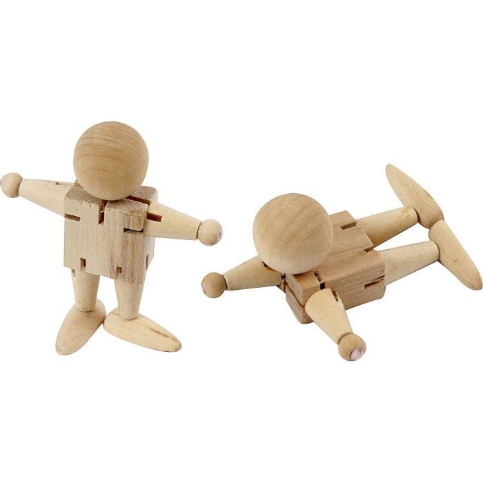 Elastic Figure, H: 8 cm, 5 pc/ 1 pack