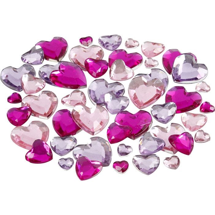Rhinestones, size 6+10+14 mm, purple, 252 pc/ 1 pack