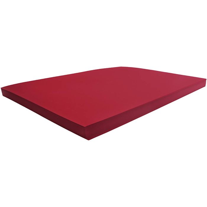 Card, sheet 50x70 cm, 270 g, christmas red, 100 sheet/ 1 pack