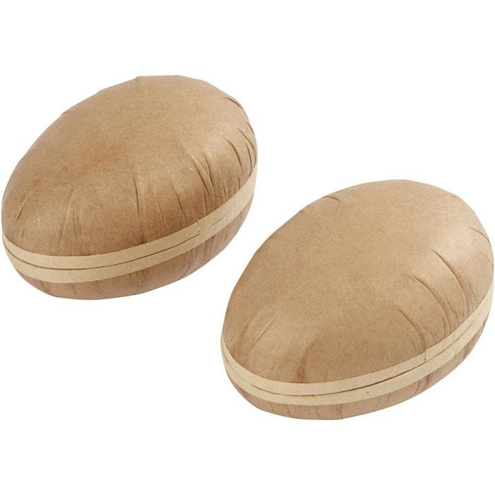 Two-piece Egg, L: 12 cm, 16 pc/ 1 pack