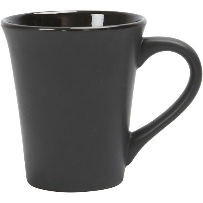 Mug, 10 cm, 5,9-8,7 cm, black, 1 pc