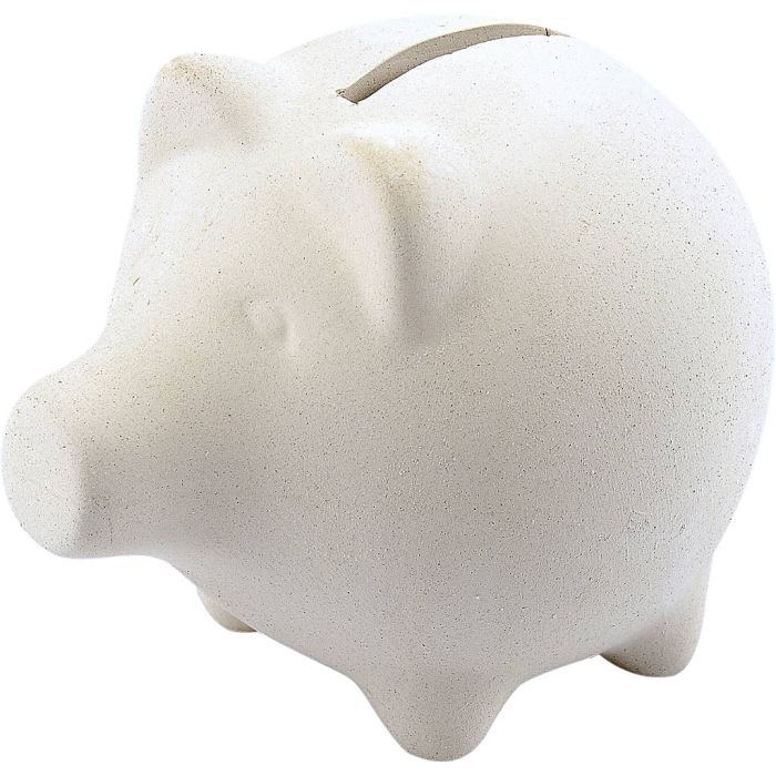 Piggy Bank, size 9x11 cm, 6 pc/ 1 pack