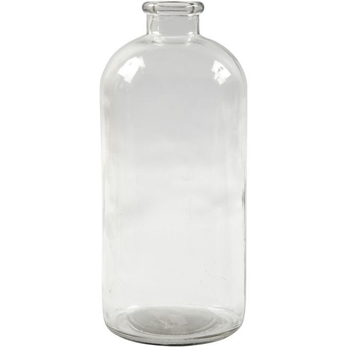 Pharmacy Bottle, H: 24,5 cm, dia. 10,5 cm, hole size 2,6 cm, 6 pc/ 1 pack