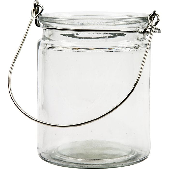 Lantern, H: 10 cm, dia. 7,6 cm, 12 pc/ 1 pack