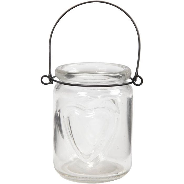 Lantern, L: 9,5 cm, dia. 7 cm, 12 pc/ 1 pack